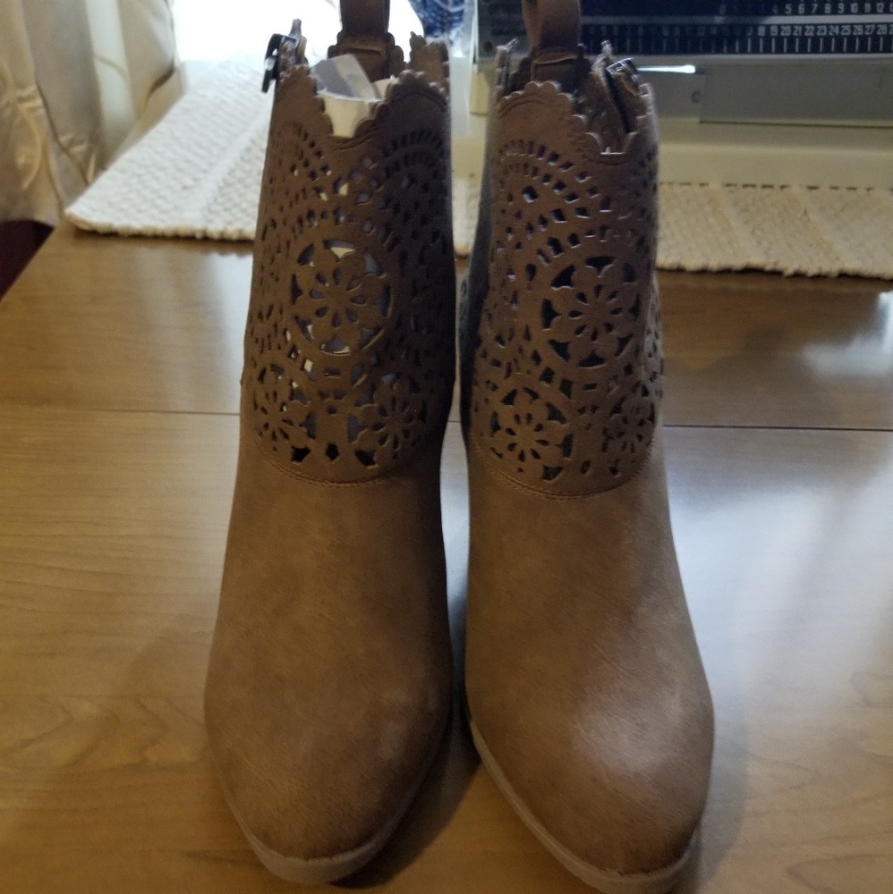 Laser cut boots